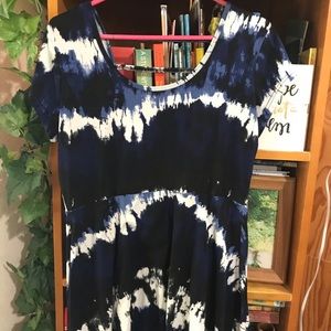 Bobbie Brooks L tie dye look dress or tunic top